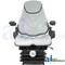 A & I Products Seat, F20 Series, Mechanical Suspension / Arm Rest / Head Rest / Gray Vinyl 23" x22.5" x21" A-F20M235 - alternate 2